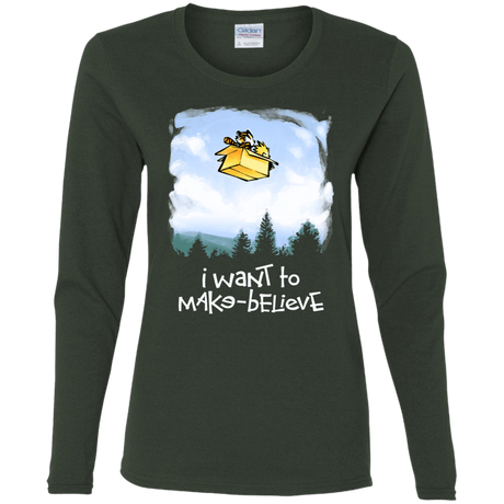 T-Shirts Forest / S Make Believe Women's Long Sleeve T-Shirt
