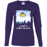 T-Shirts Purple / S Make Believe Women's Long Sleeve T-Shirt