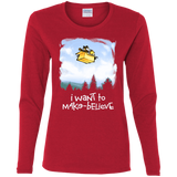 T-Shirts Red / S Make Believe Women's Long Sleeve T-Shirt