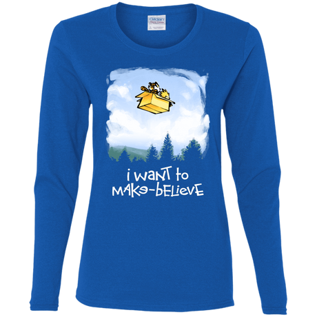 T-Shirts Royal / S Make Believe Women's Long Sleeve T-Shirt