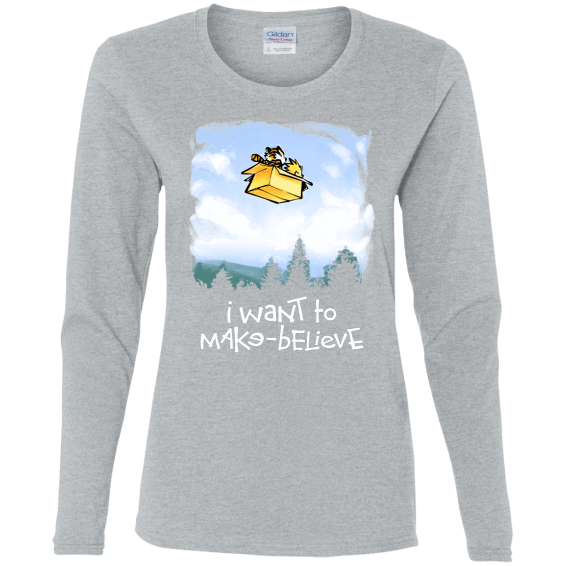 T-Shirts Sport Grey / S Make Believe Women's Long Sleeve T-Shirt