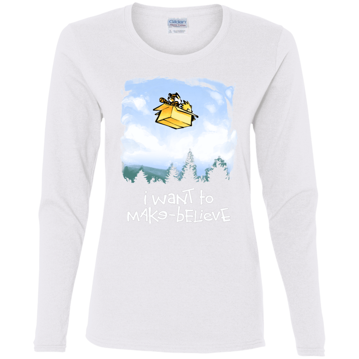 T-Shirts White / S Make Believe Women's Long Sleeve T-Shirt