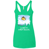 T-Shirts Envy / X-Small Make Believe Women's Triblend Racerback Tank