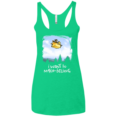 T-Shirts Envy / X-Small Make Believe Women's Triblend Racerback Tank