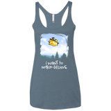 T-Shirts Indigo / X-Small Make Believe Women's Triblend Racerback Tank