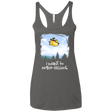 T-Shirts Premium Heather / X-Small Make Believe Women's Triblend Racerback Tank