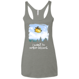 T-Shirts Venetian Grey / X-Small Make Believe Women's Triblend Racerback Tank