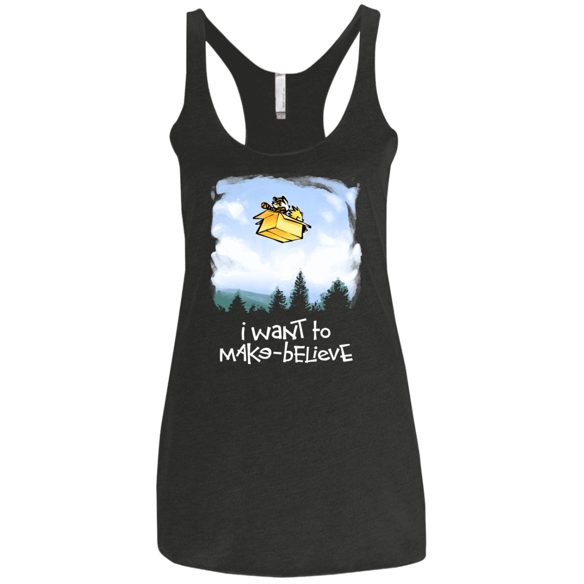 T-Shirts Vintage Black / X-Small Make Believe Women's Triblend Racerback Tank
