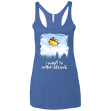 T-Shirts Vintage Royal / X-Small Make Believe Women's Triblend Racerback Tank