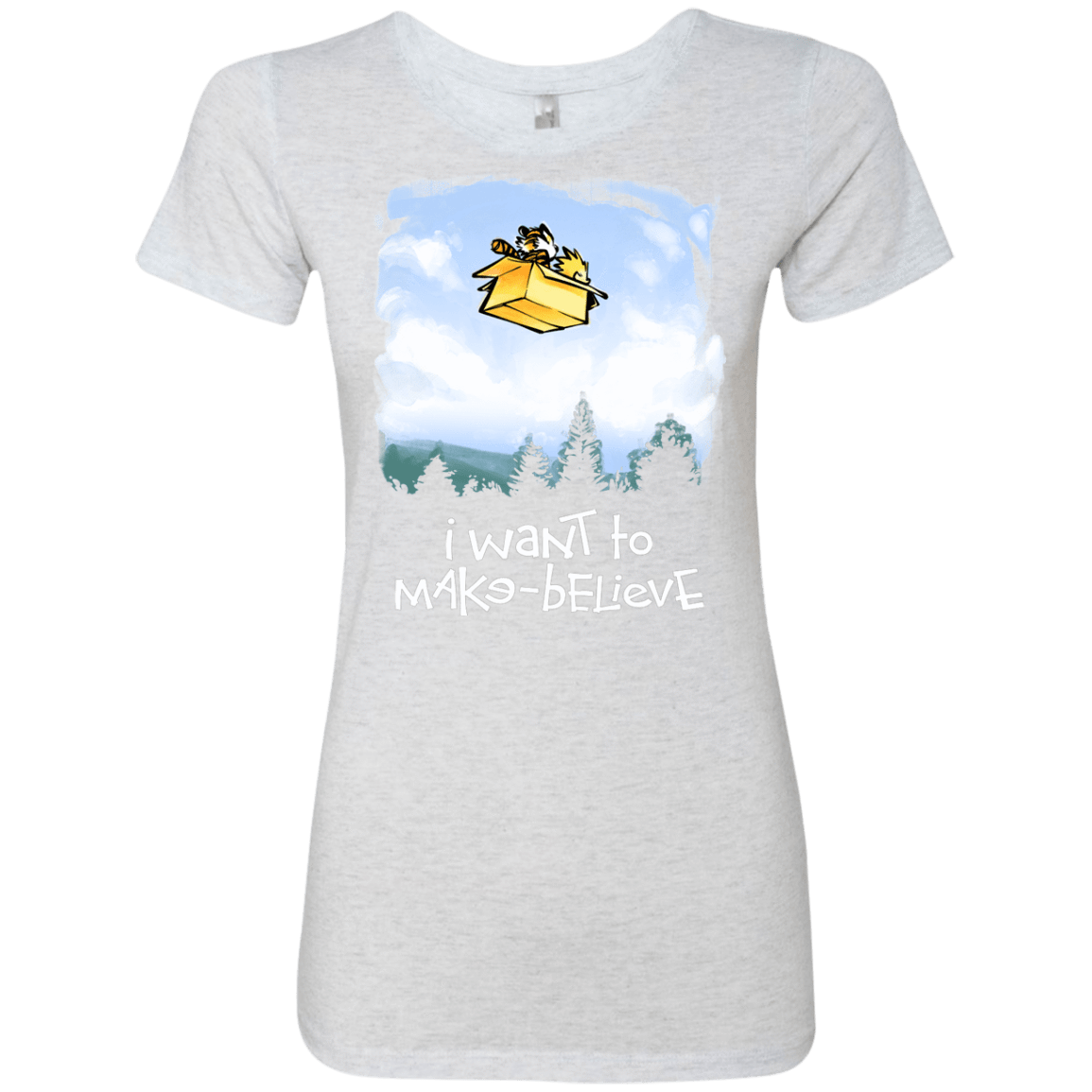 T-Shirts Heather White / S Make Believe Women's Triblend T-Shirt