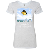 T-Shirts Heather White / S Make Believe Women's Triblend T-Shirt