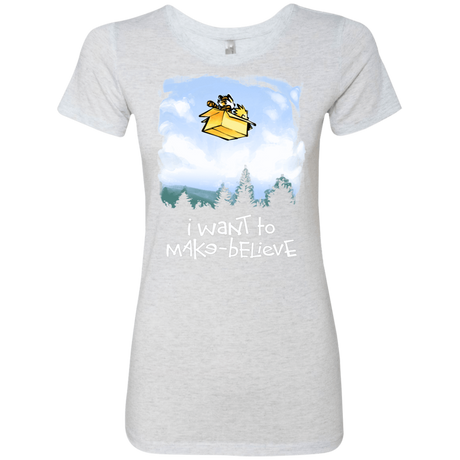 T-Shirts Heather White / S Make Believe Women's Triblend T-Shirt