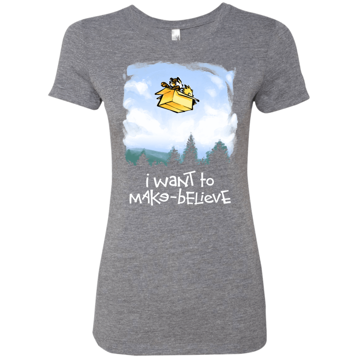 T-Shirts Premium Heather / S Make Believe Women's Triblend T-Shirt