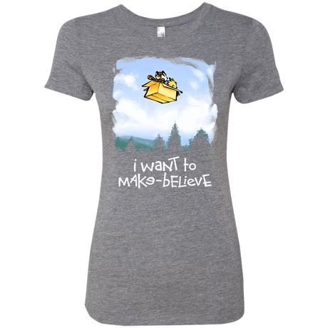 T-Shirts Premium Heather / S Make Believe Women's Triblend T-Shirt