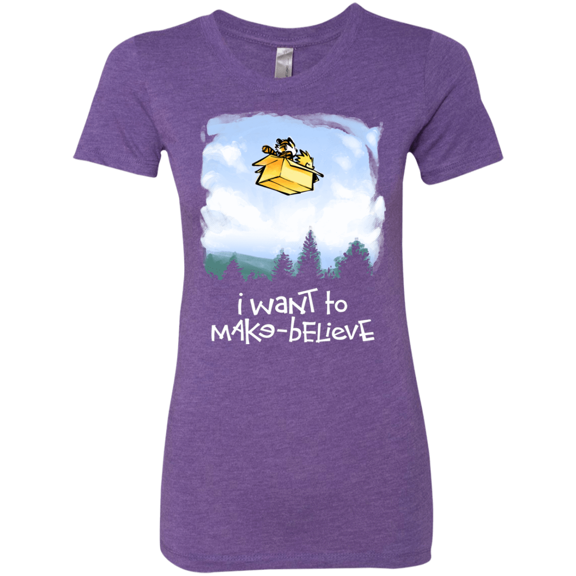 T-Shirts Purple Rush / S Make Believe Women's Triblend T-Shirt