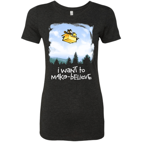 T-Shirts Vintage Black / S Make Believe Women's Triblend T-Shirt