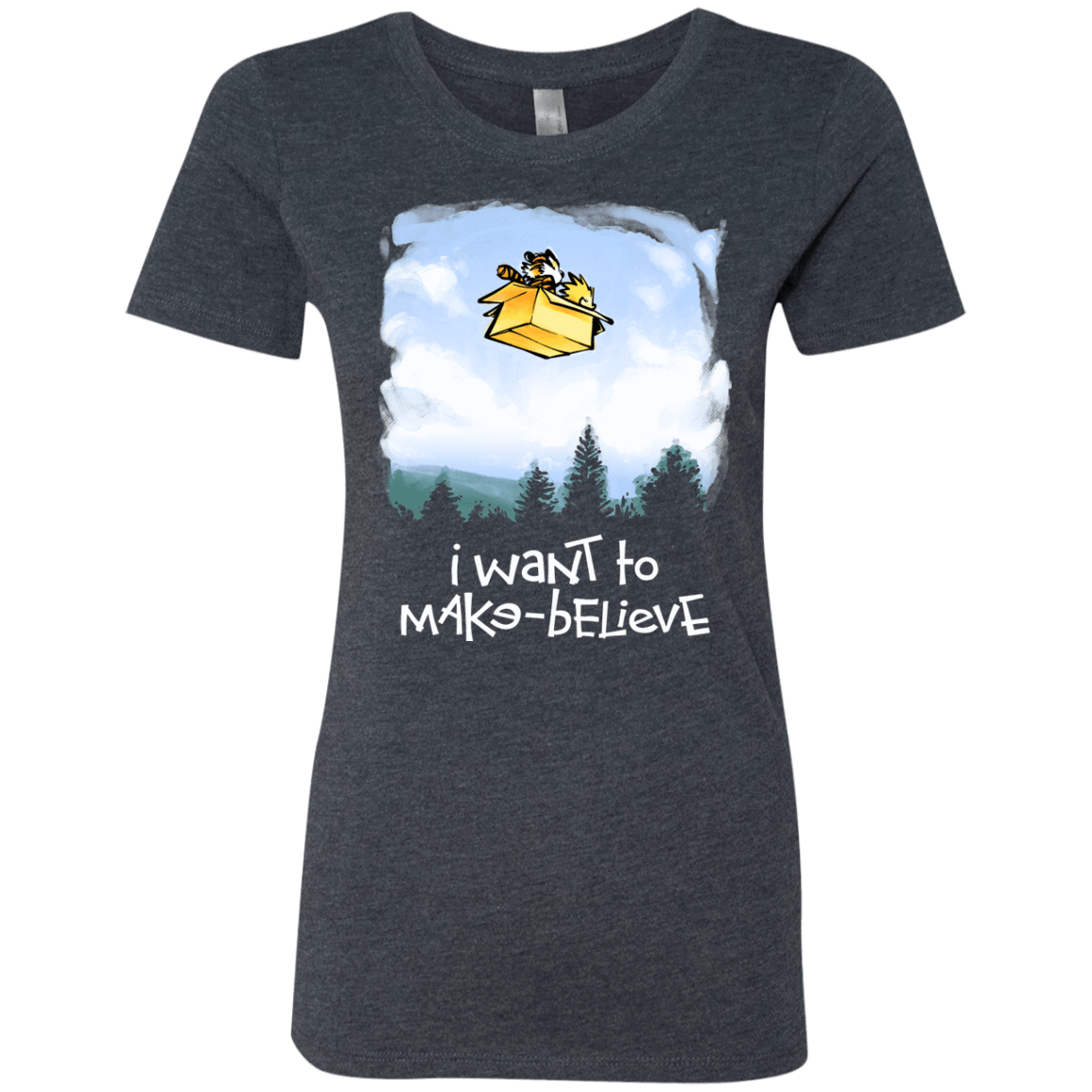 T-Shirts Vintage Navy / S Make Believe Women's Triblend T-Shirt