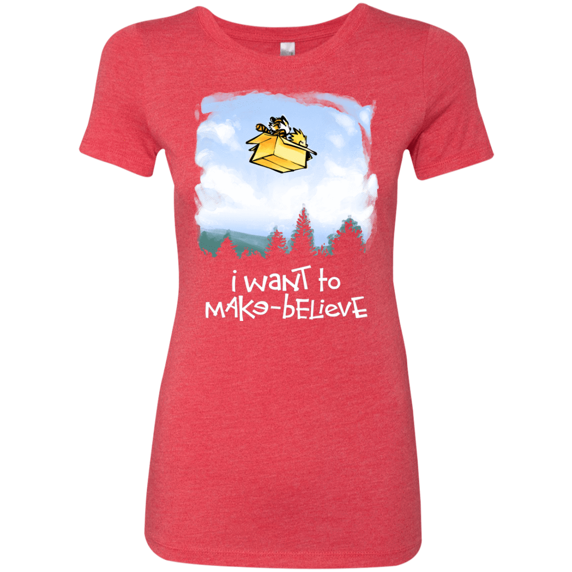 T-Shirts Vintage Red / S Make Believe Women's Triblend T-Shirt
