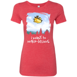 T-Shirts Vintage Red / S Make Believe Women's Triblend T-Shirt