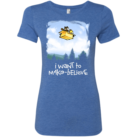 T-Shirts Vintage Royal / S Make Believe Women's Triblend T-Shirt