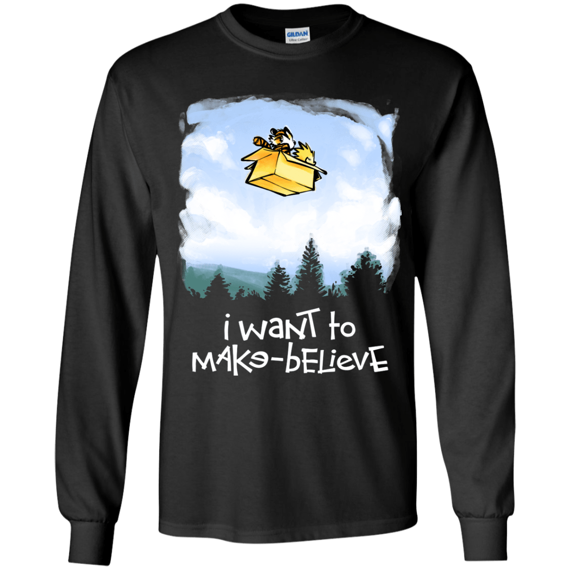 T-Shirts Black / YS Make Believe Youth Long Sleeve T-Shirt