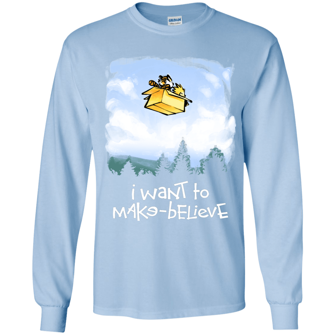 T-Shirts Light Blue / YS Make Believe Youth Long Sleeve T-Shirt