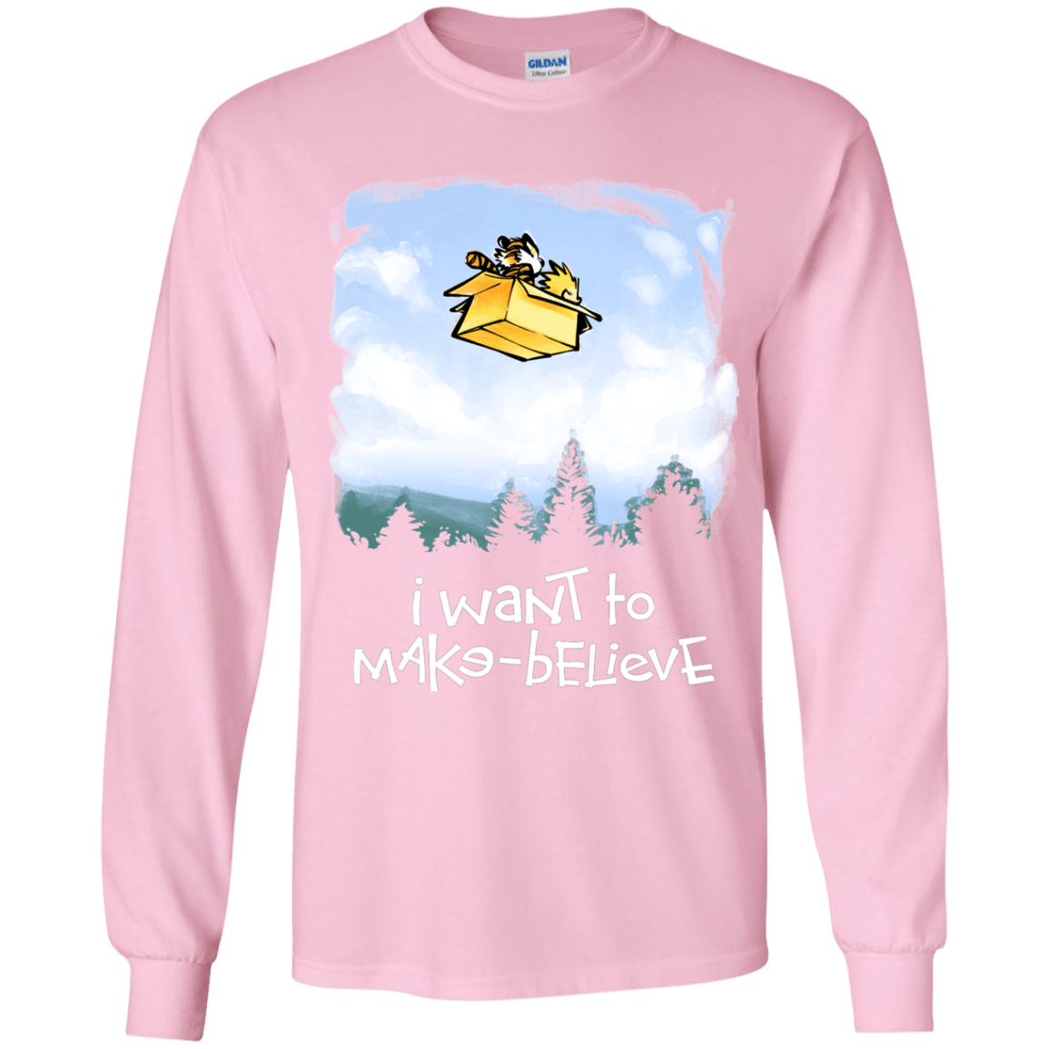 T-Shirts Light Pink / YS Make Believe Youth Long Sleeve T-Shirt