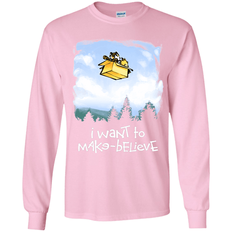 T-Shirts Light Pink / YS Make Believe Youth Long Sleeve T-Shirt
