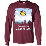 T-Shirts Maroon / YS Make Believe Youth Long Sleeve T-Shirt