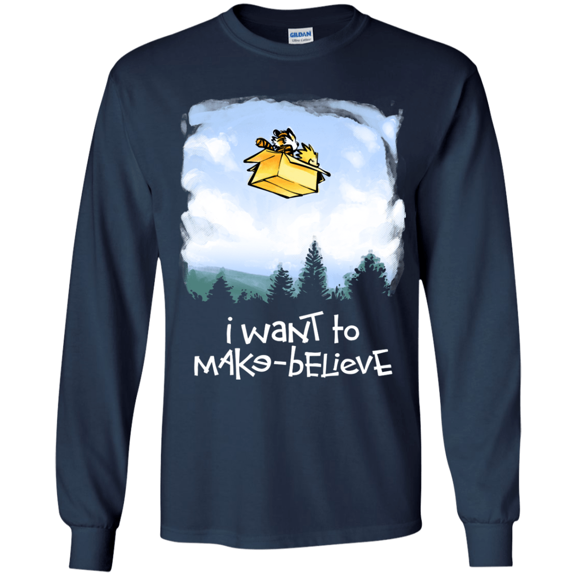 T-Shirts Navy / YS Make Believe Youth Long Sleeve T-Shirt