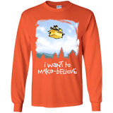 T-Shirts Orange / YS Make Believe Youth Long Sleeve T-Shirt