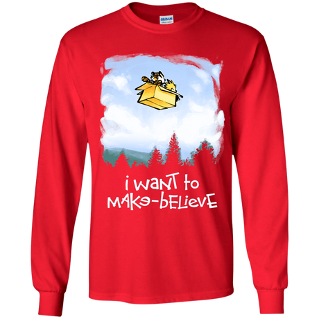 T-Shirts Red / YS Make Believe Youth Long Sleeve T-Shirt