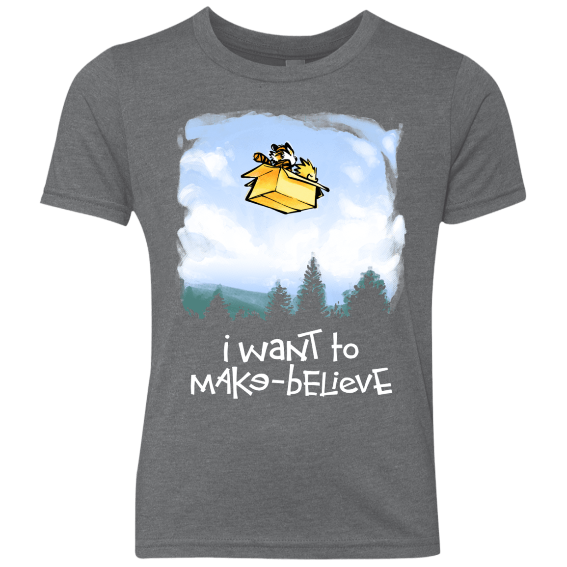 T-Shirts Premium Heather / YXS Make Believe Youth Triblend T-Shirt