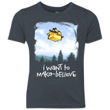 T-Shirts Vintage Navy / YXS Make Believe Youth Triblend T-Shirt