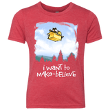T-Shirts Vintage Red / YXS Make Believe Youth Triblend T-Shirt