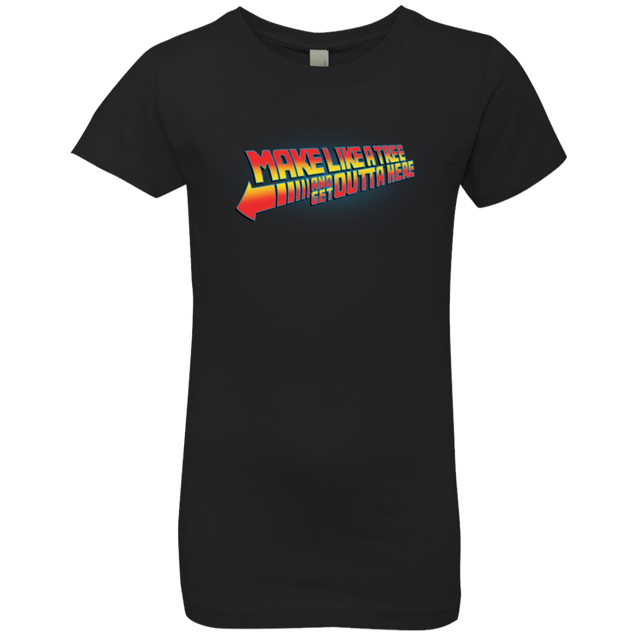 T-Shirts Black / YXS Make Like A Tree Girls Premium T-Shirt