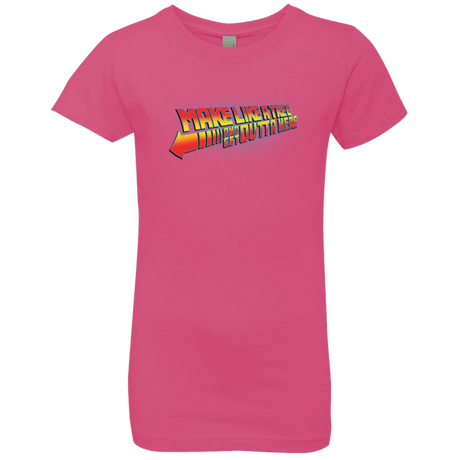 T-Shirts Hot Pink / YXS Make Like A Tree Girls Premium T-Shirt