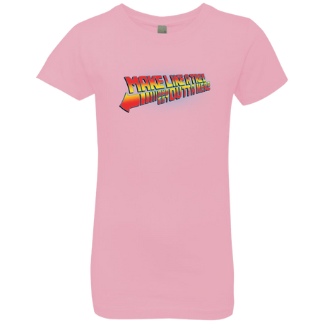 T-Shirts Light Pink / YXS Make Like A Tree Girls Premium T-Shirt