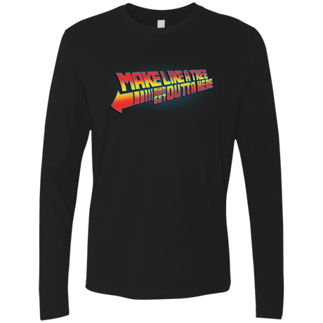T-Shirts Black / Small Make Like A Tree Men's Premium Long Sleeve