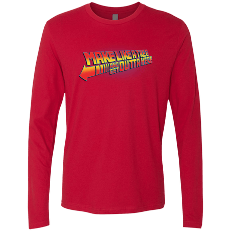 T-Shirts Red / Small Make Like A Tree Men's Premium Long Sleeve