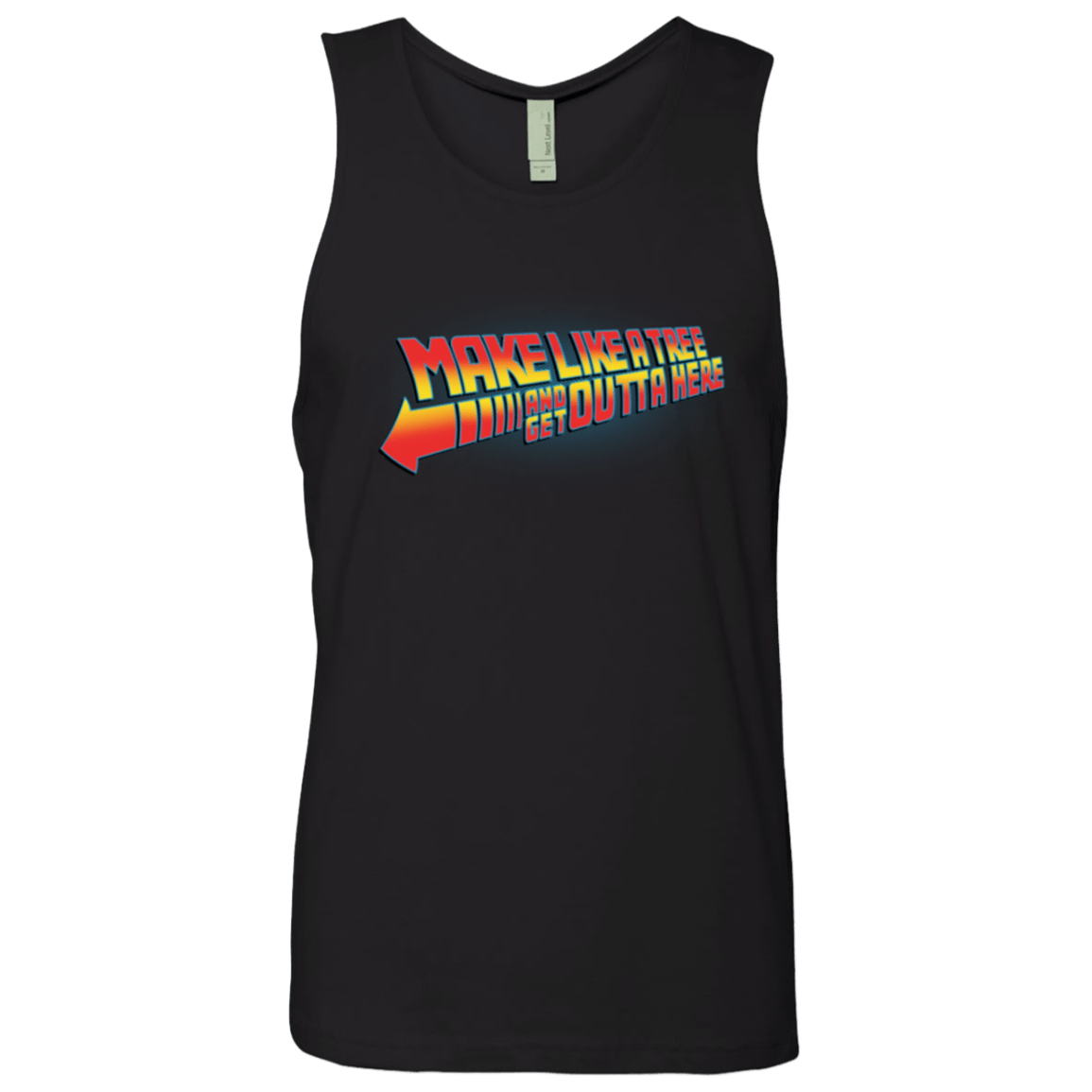 T-Shirts Black / Small Make Like A Tree Men's Premium Tank Top