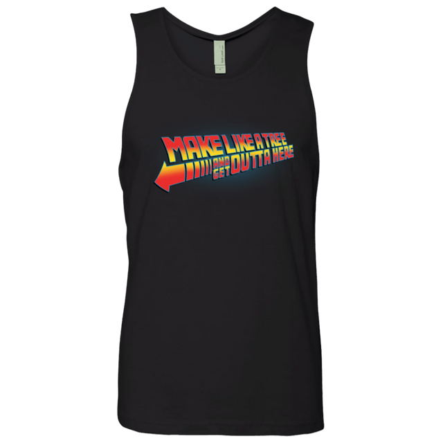 T-Shirts Black / Small Make Like A Tree Men's Premium Tank Top