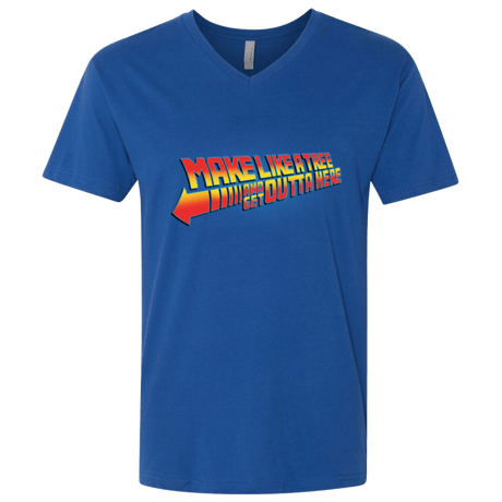 T-Shirts Royal / X-Small Make Like A Tree Men's Premium V-Neck