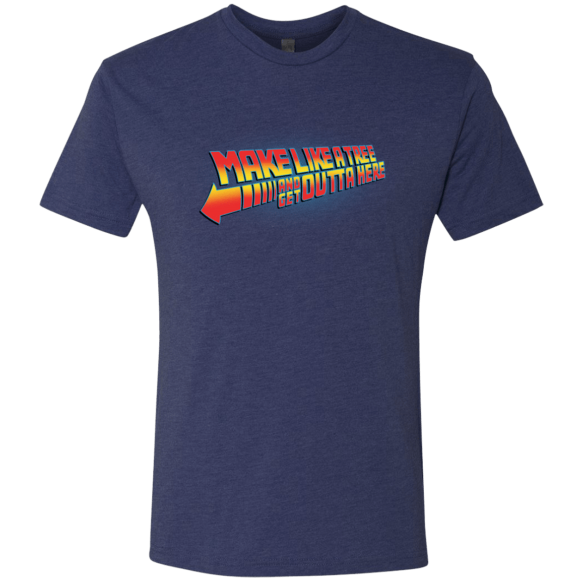 T-Shirts Vintage Navy / Small Make Like A Tree Men's Triblend T-Shirt