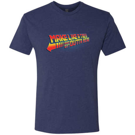 T-Shirts Vintage Navy / Small Make Like A Tree Men's Triblend T-Shirt