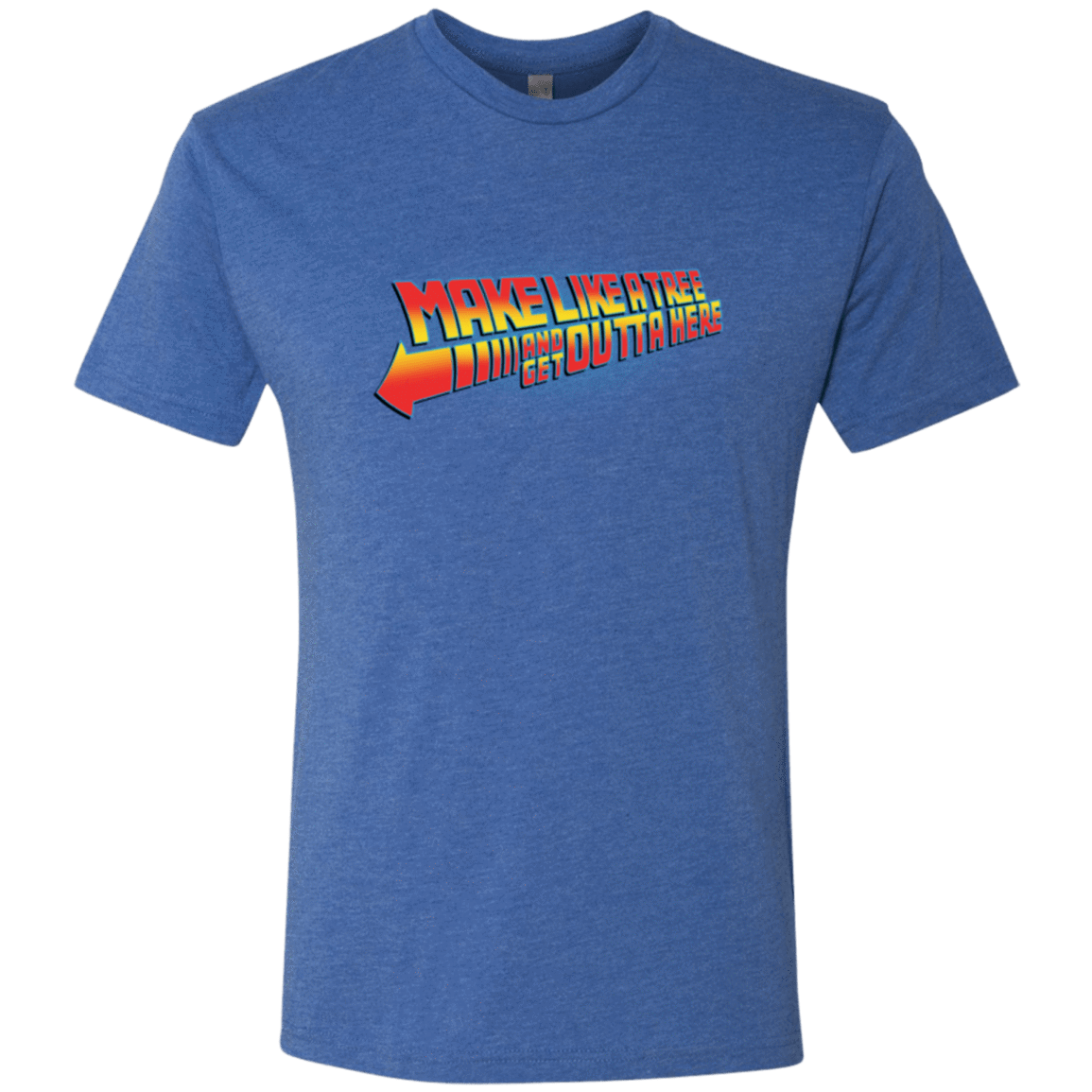 T-Shirts Vintage Royal / Small Make Like A Tree Men's Triblend T-Shirt