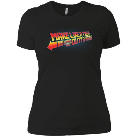 T-Shirts Black / X-Small Make Like A Tree Women's Premium T-Shirt