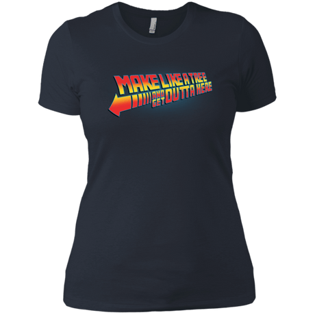 T-Shirts Indigo / X-Small Make Like A Tree Women's Premium T-Shirt