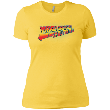 T-Shirts Vibrant Yellow / X-Small Make Like A Tree Women's Premium T-Shirt