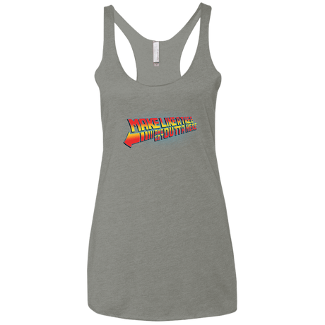 T-Shirts Venetian Grey / X-Small Make Like A Tree Women's Triblend Racerback Tank